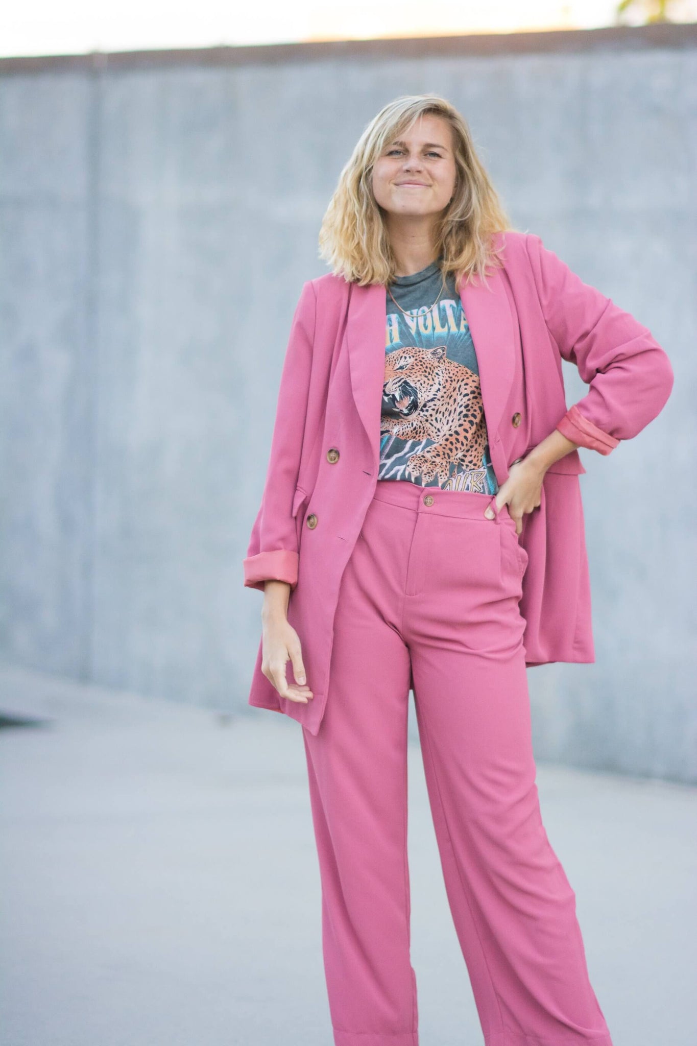 NY WEEKEND PINK SUIT KITS BRAND  affordable Womens and Mens trendy online streetwear fashion boutique 
