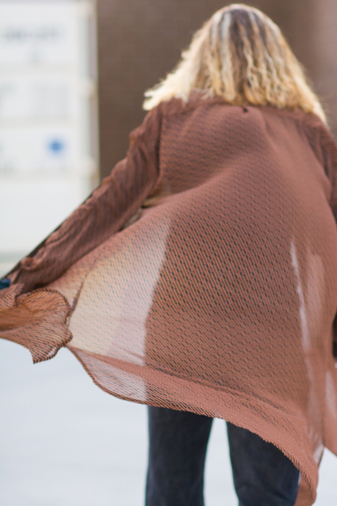 GEOMETRY PLEASE OVERSIZED CHIFFON TOP KITS BRAND  affordable Womens and Mens trendy online streetwear fashion boutique 