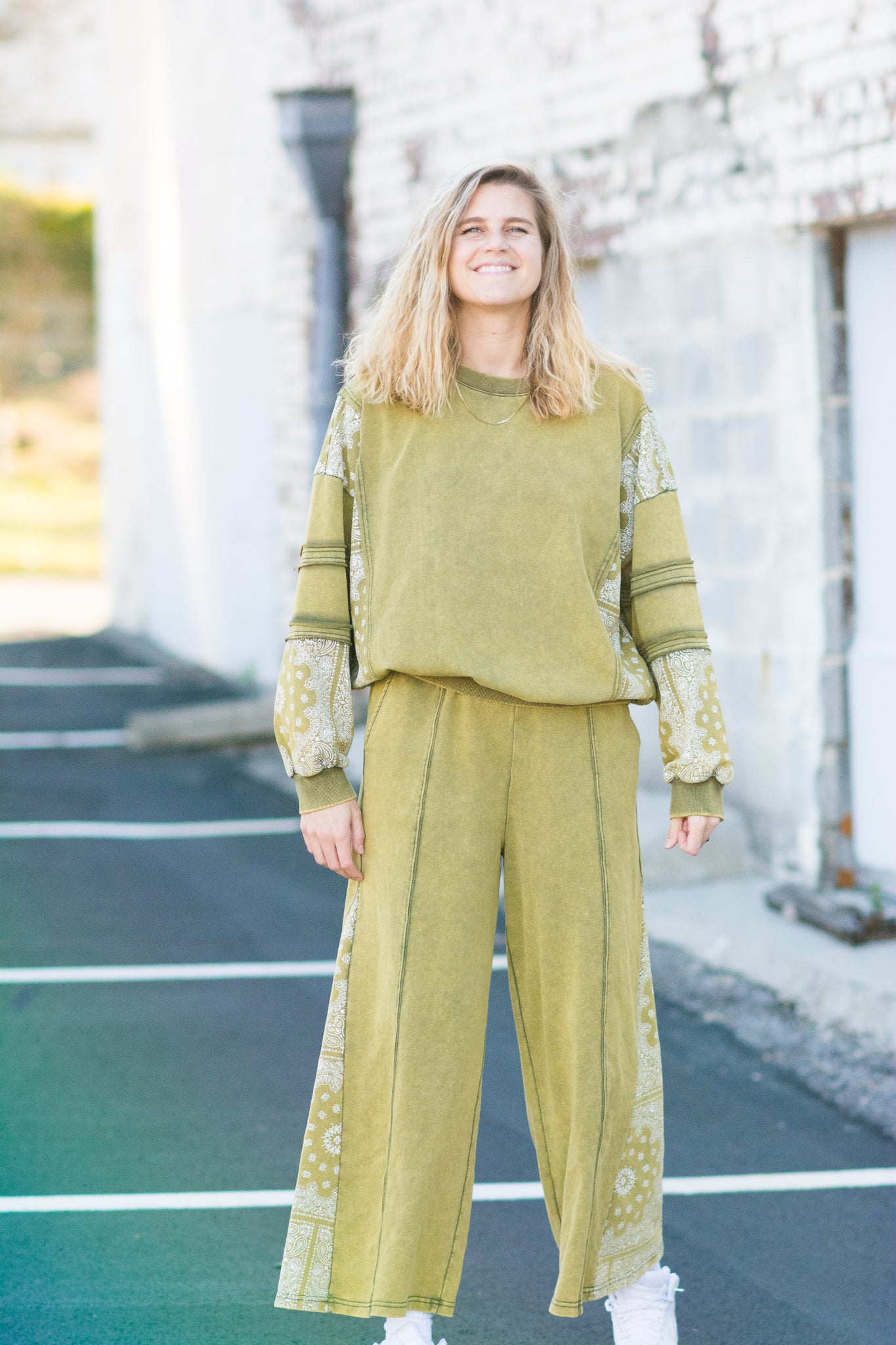 DRIFTER BANDANA PATCH SET IN GOLDEN OLIVE KITS BRAND  affordable Womens and Mens trendy online streetwear fashion boutique 
