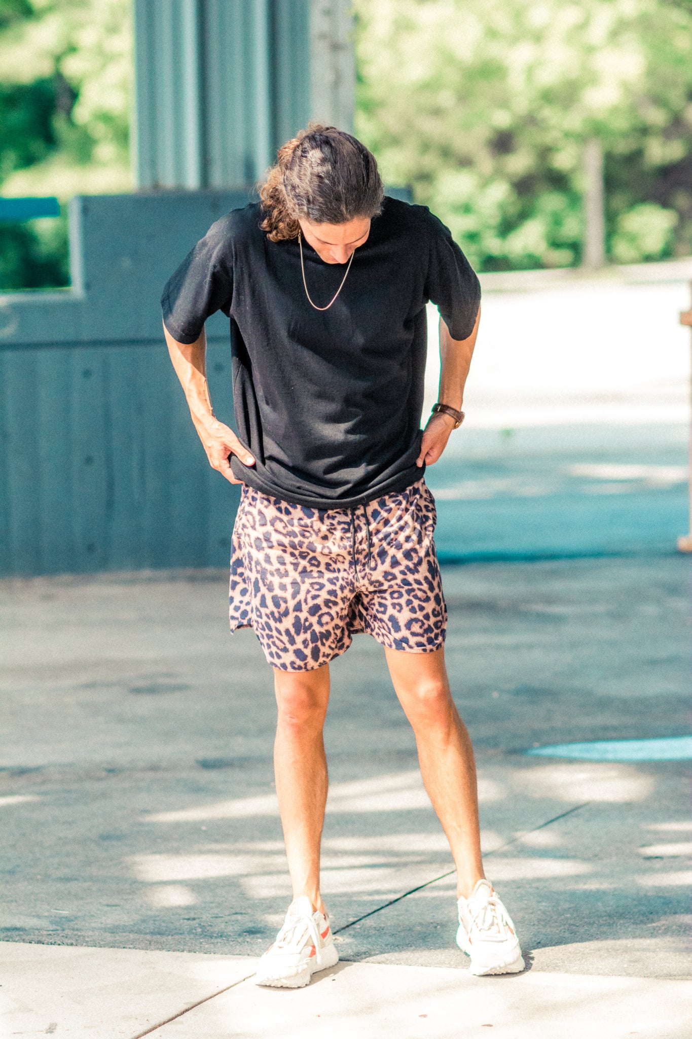 LEOPARD LOVERS LIGHTWEIGHT SHORTS KITS BRAND  affordable Womens and Mens trendy online streetwear fashion boutique 