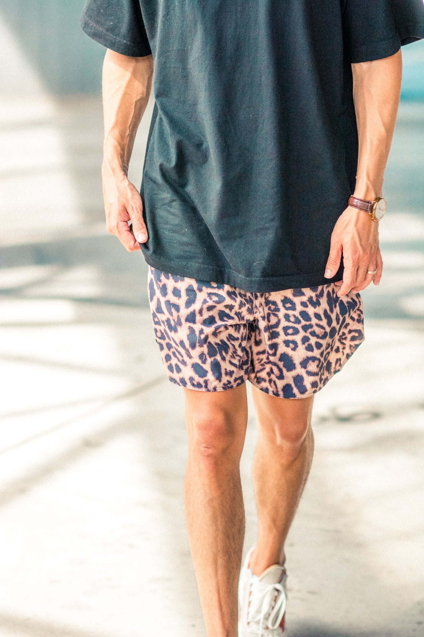 LEOPARD LOVERS LIGHTWEIGHT SHORTS KITS BRAND  affordable Womens and Mens trendy online streetwear fashion boutique 