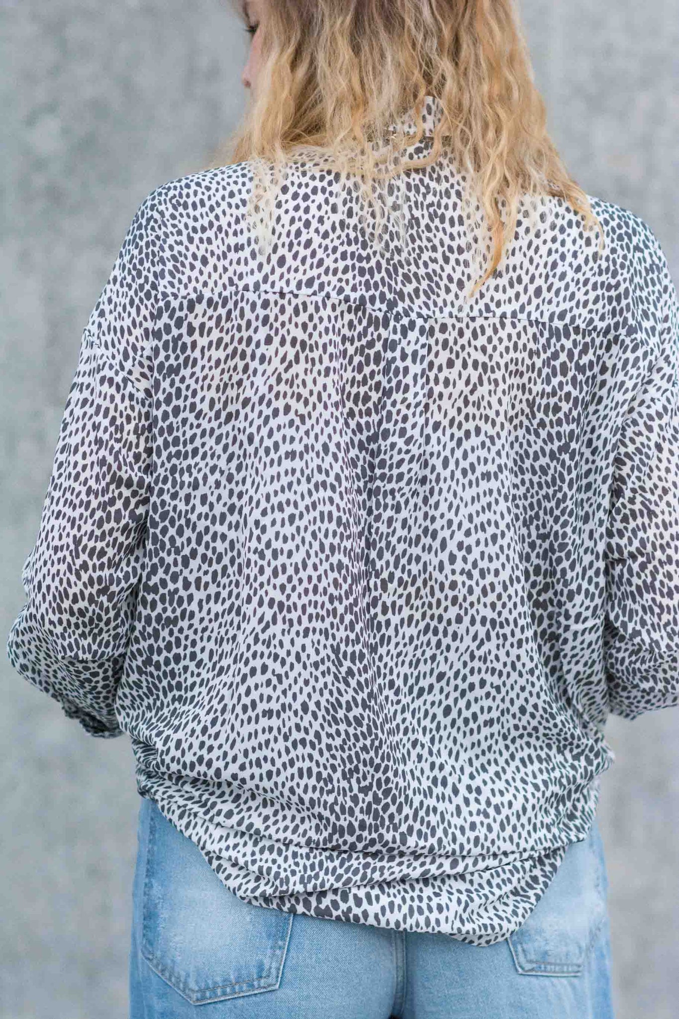 SNOW LEOPARD BUTTON DOWN SHIRT KITS BRAND  affordable Womens and Mens trendy online streetwear fashion boutique 