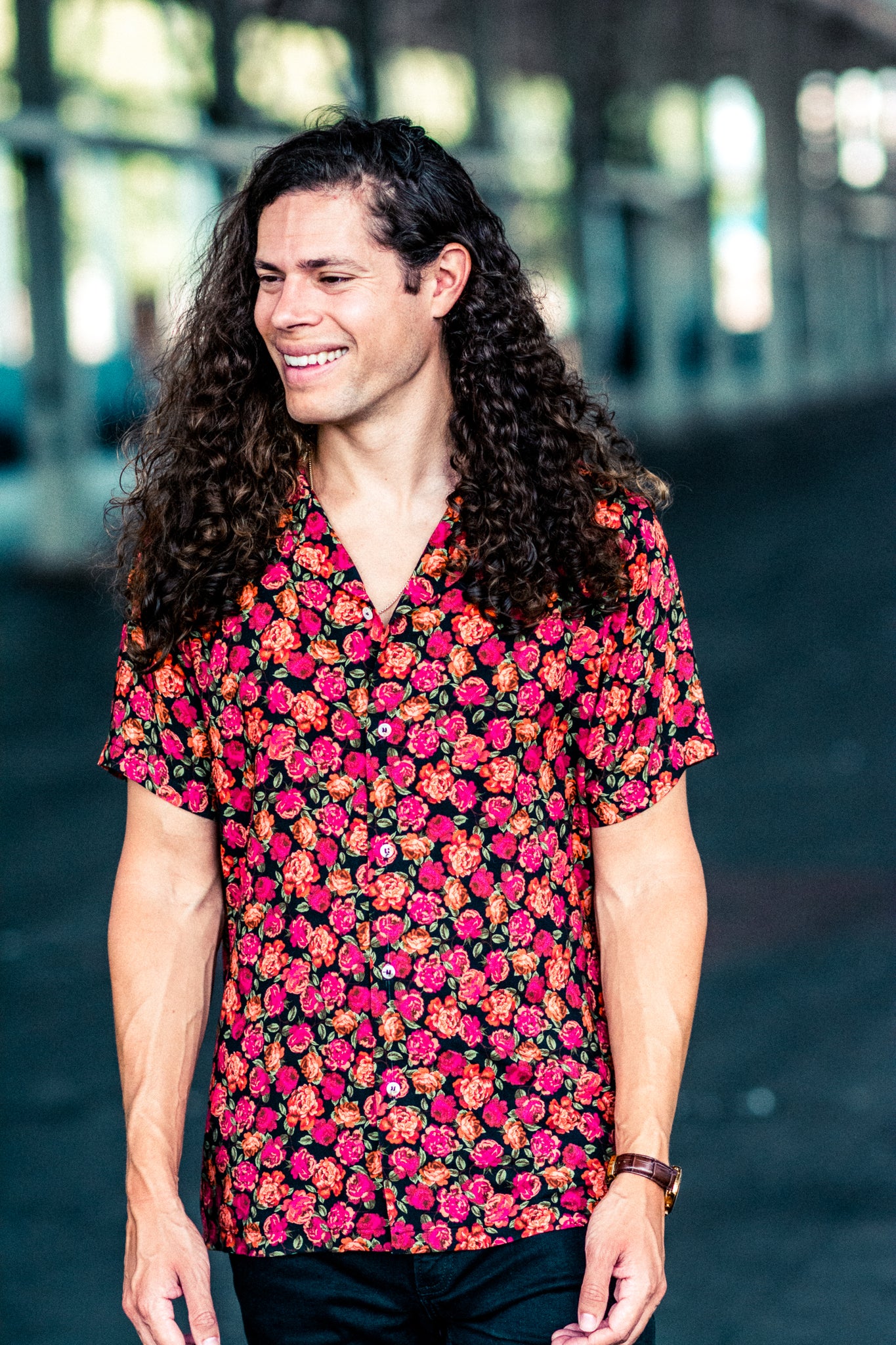 SUCKER FOR YOU CAMP SHIRT IN FLORAL KITS BRAND  affordable Womens and Mens trendy online streetwear fashion boutique 