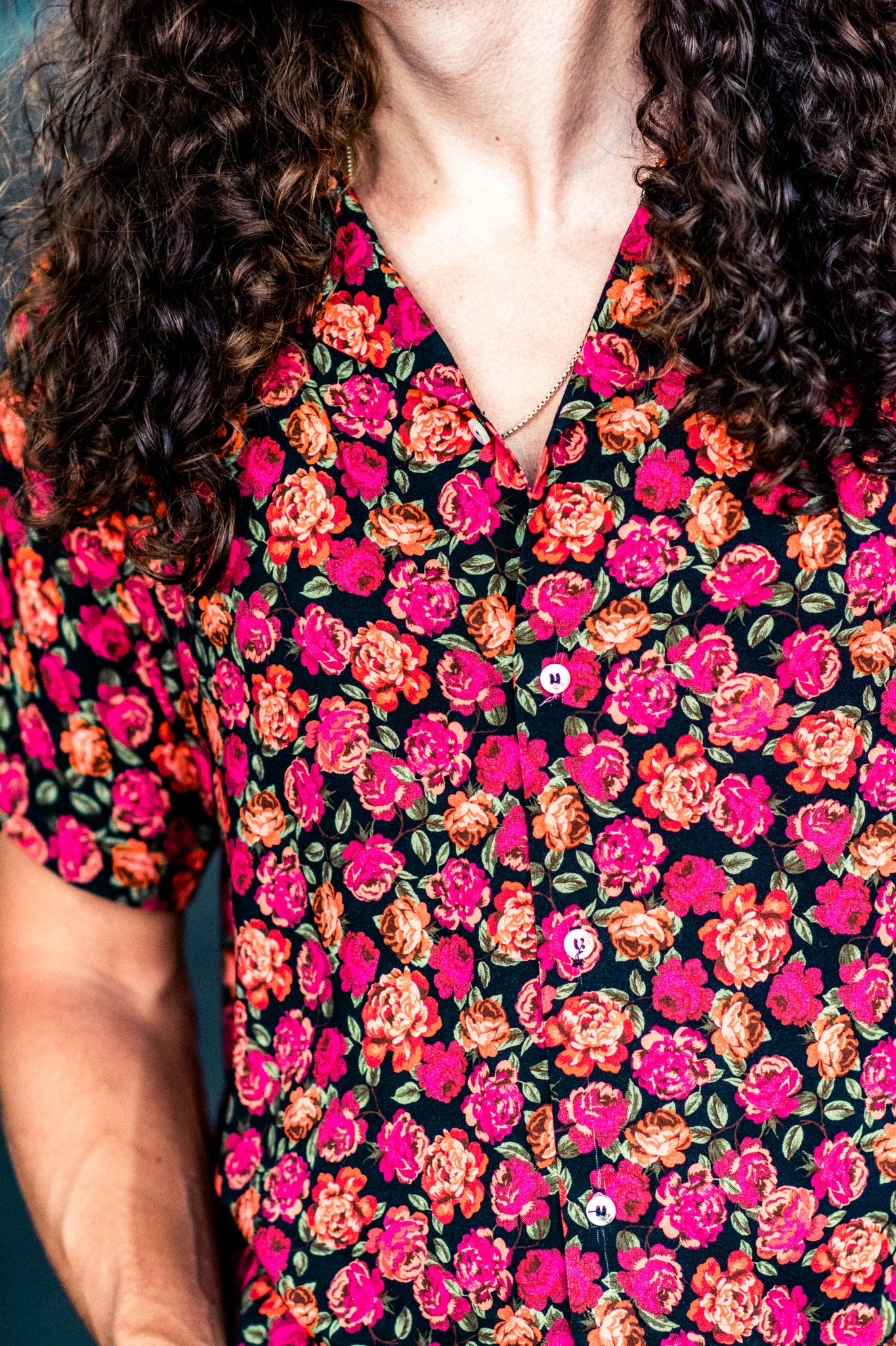 SUCKER FOR YOU CAMP SHIRT IN FLORAL KITS BRAND  affordable Womens and Mens trendy online streetwear fashion boutique 