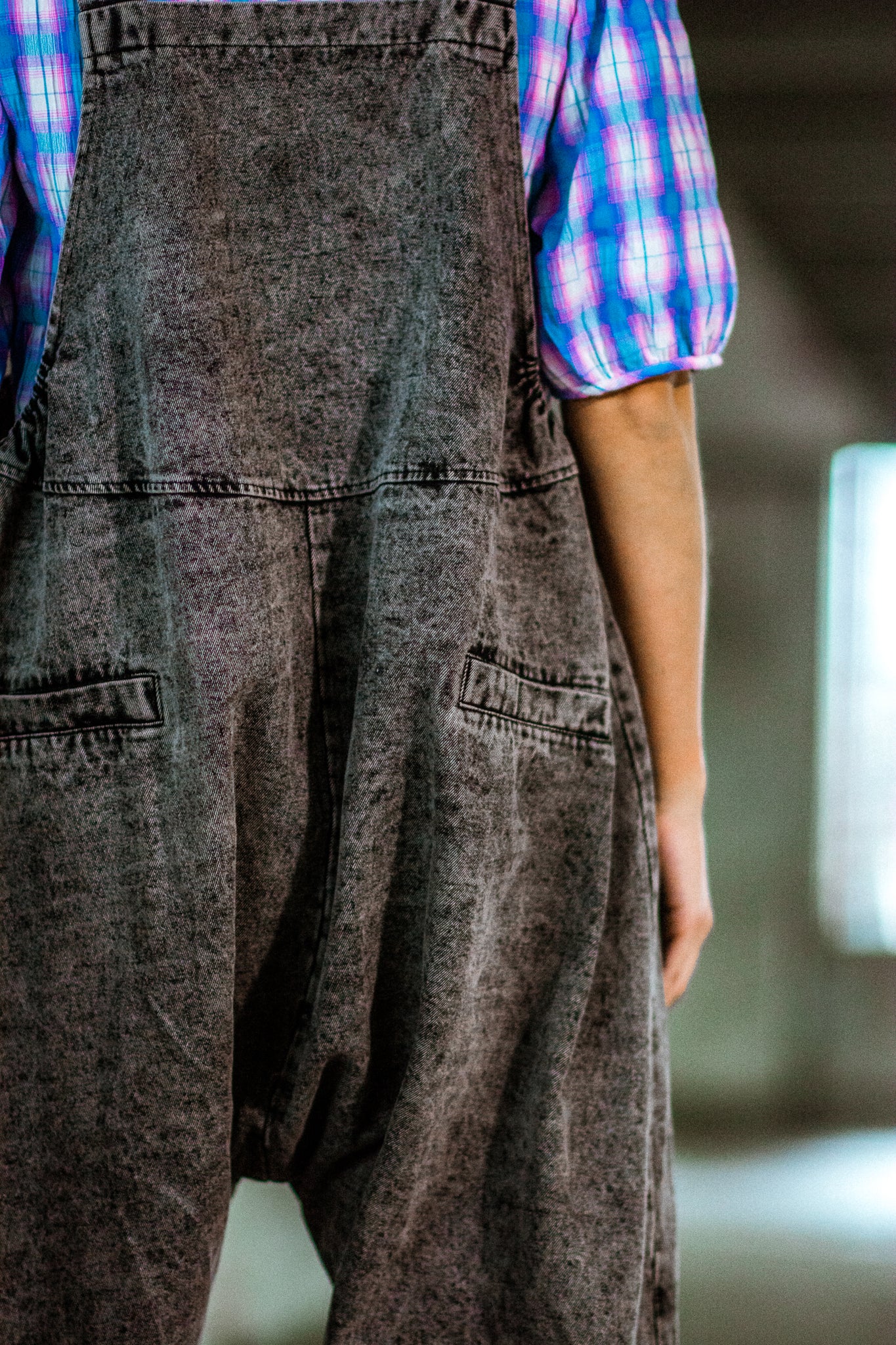 HEART OF A GIRL OVERSIZED DENIM OVERALLS KITS BRAND  affordable Womens and Mens trendy online streetwear fashion boutique 
