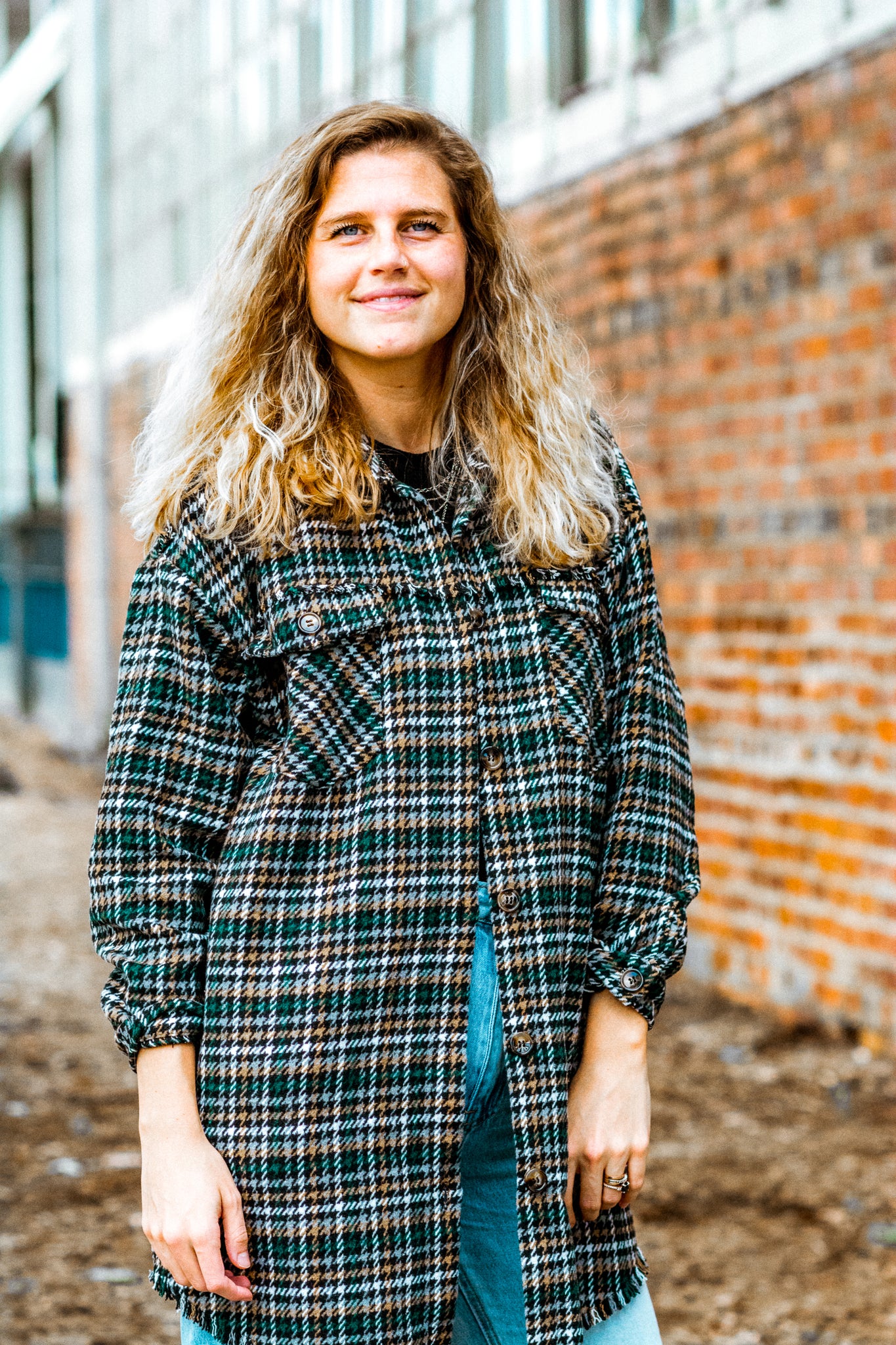 WESTERN TOWN PLAID SHACKET KITS BRAND  affordable Womens and Mens trendy online streetwear fashion boutique 