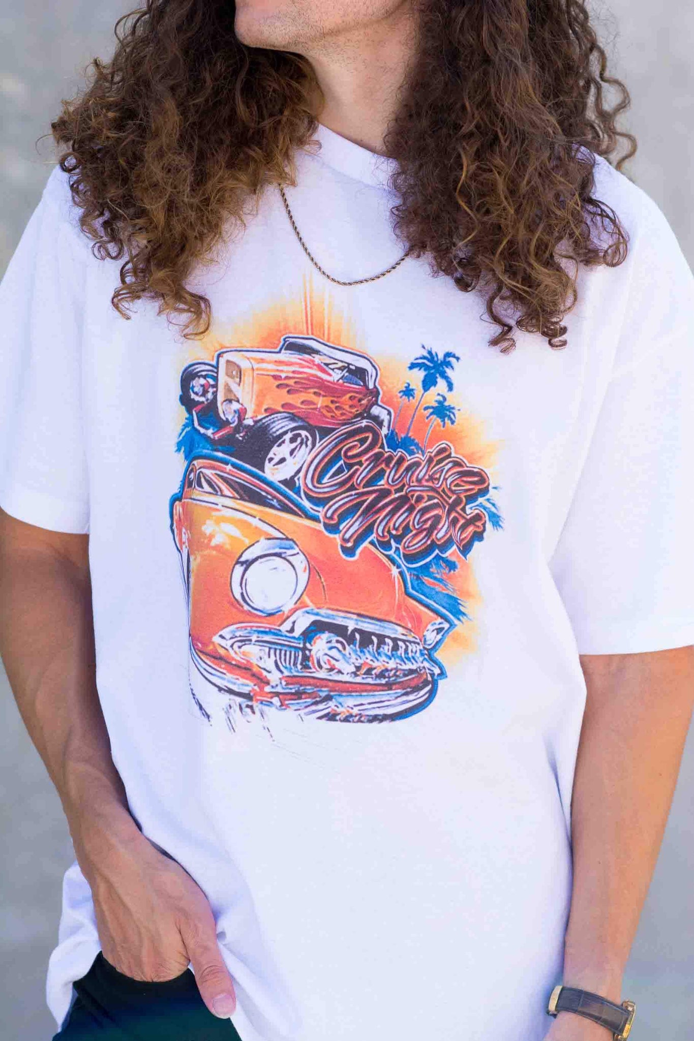 CRUISE NIGHTS GRAPHIC TEE KITS BRAND  affordable Womens and Mens trendy online streetwear fashion boutique 