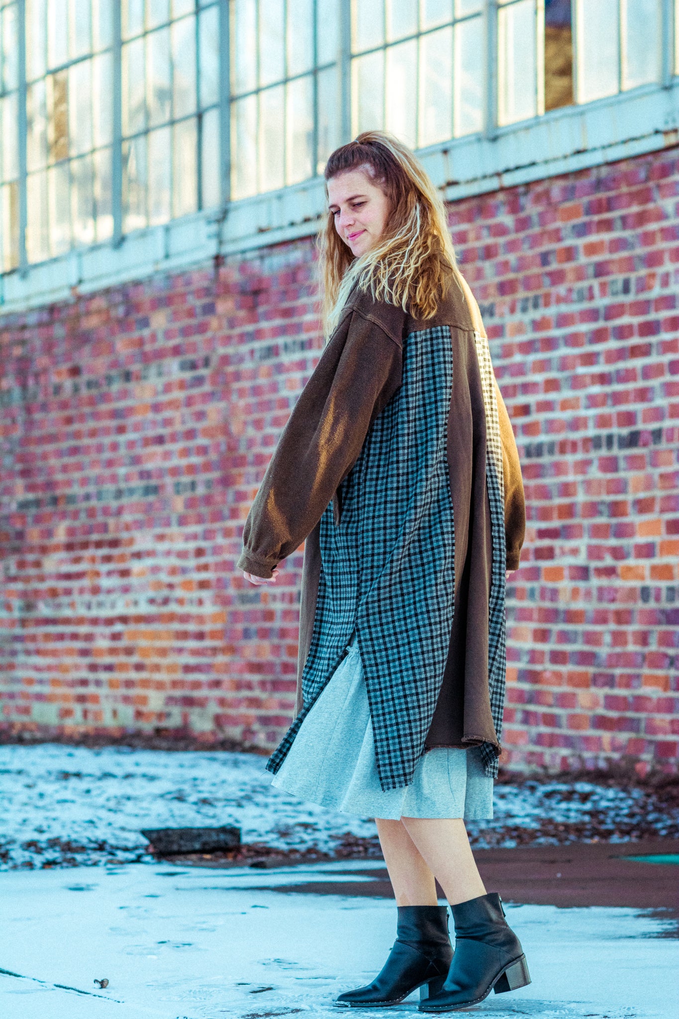 MONTANA OVERSIZED PLAID PANEL SHACKET KITS BRAND  affordable Womens and Mens trendy online streetwear fashion boutique 