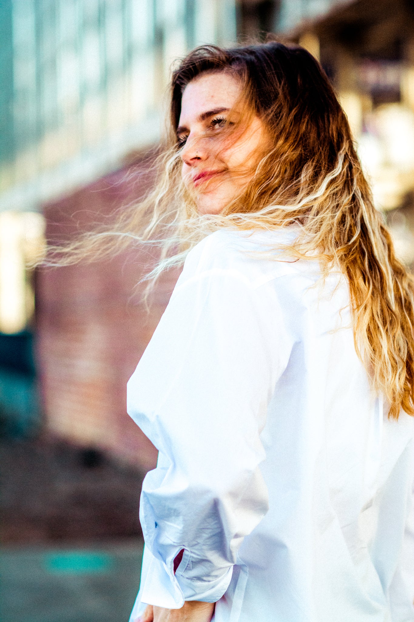 ESSENTIALS BUTTON DOWN IN WHITE KITS BRAND  affordable Womens and Mens trendy online streetwear fashion boutique 