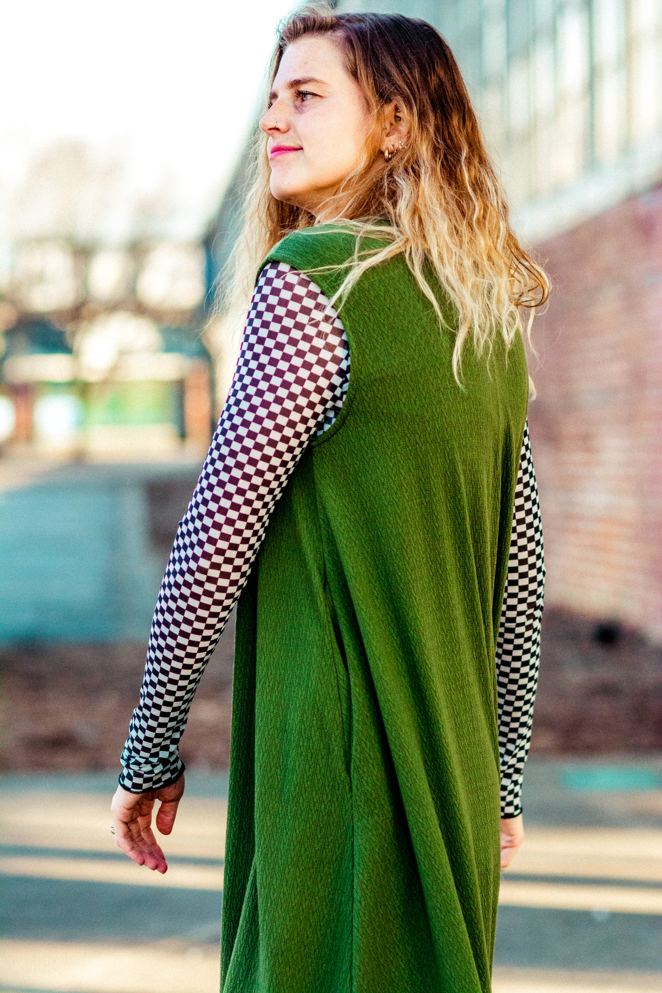 S.O.S. TEXTURED WIDE LEG JUMPSUIT IN OLIVE KITS BRAND  affordable Womens and Mens trendy online streetwear fashion boutique 