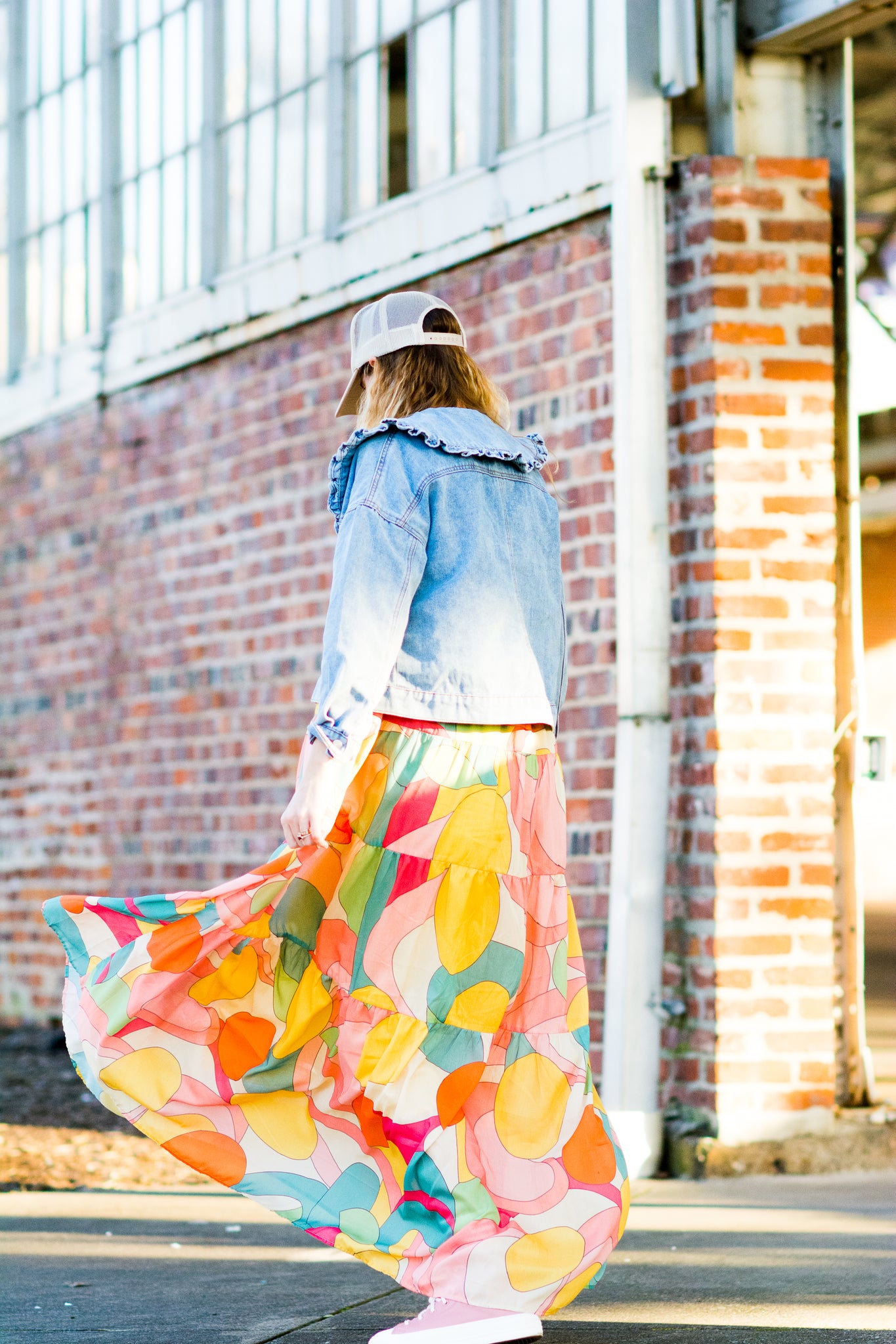 KALEIDOSCOPE TIERED MAXI DRESS KITS BRAND  affordable Womens and Mens trendy online streetwear fashion boutique 